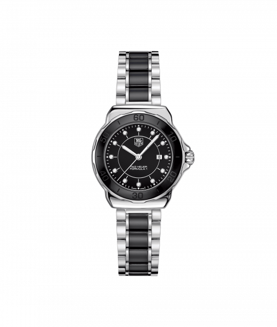 Tag Heuer Formula 1 32mm Steel Ladies Watch - Tag Heuer Ladies Watches (540x638), Png Download