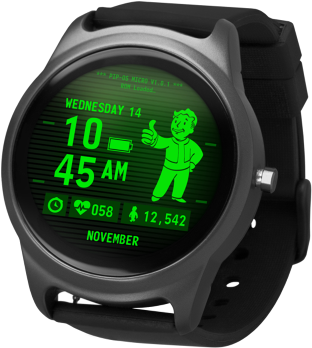 Fallout Smartwatch (560x617), Png Download