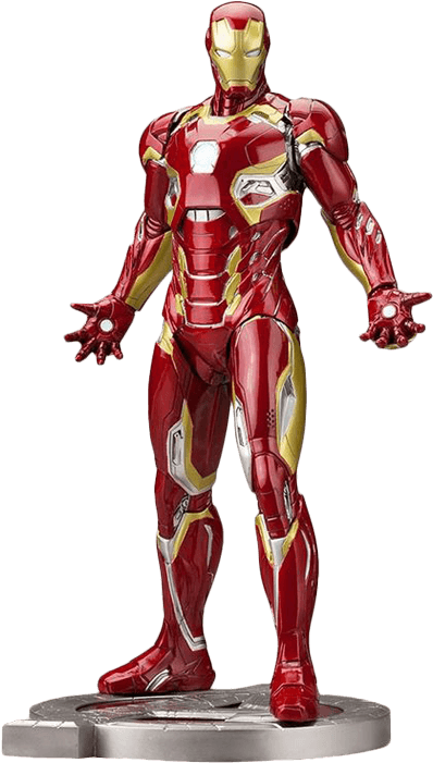 Iron Man Mk 45 Artfx+ Figure (709x709), Png Download