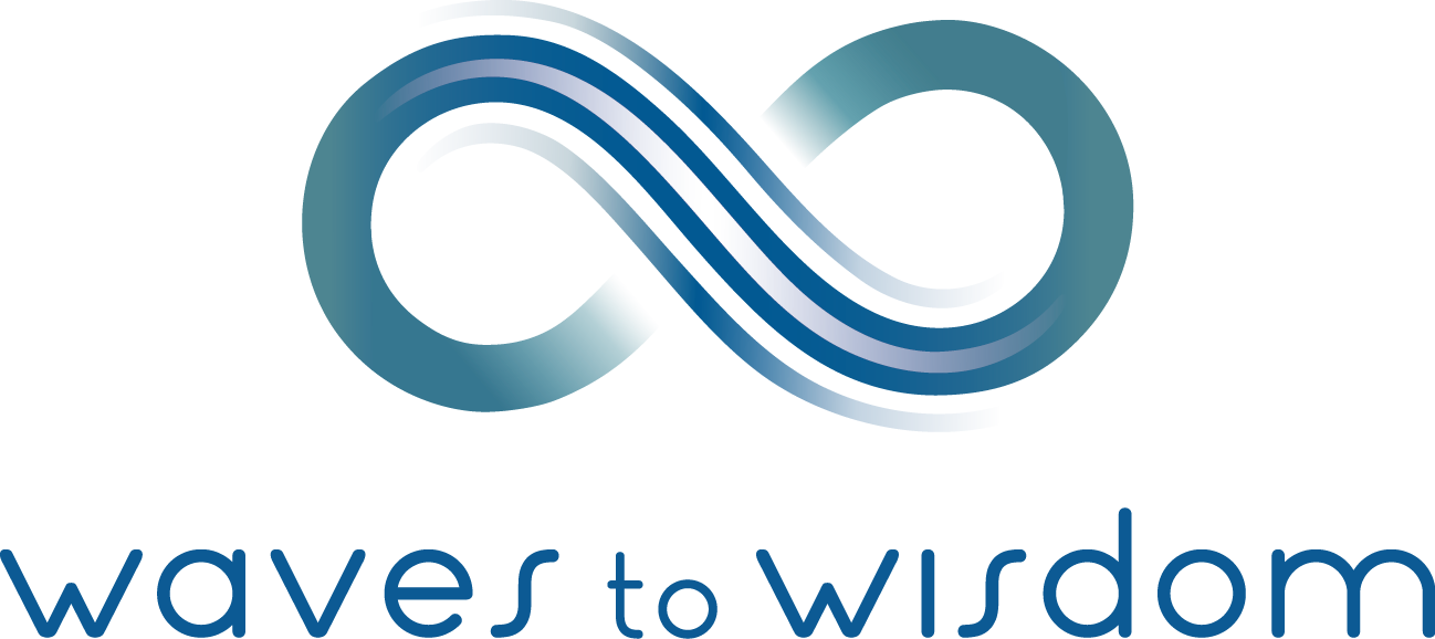Waves To Wisdom Seeking An Ocean Centered Wisdom Practice, - Logo (1298x578), Png Download