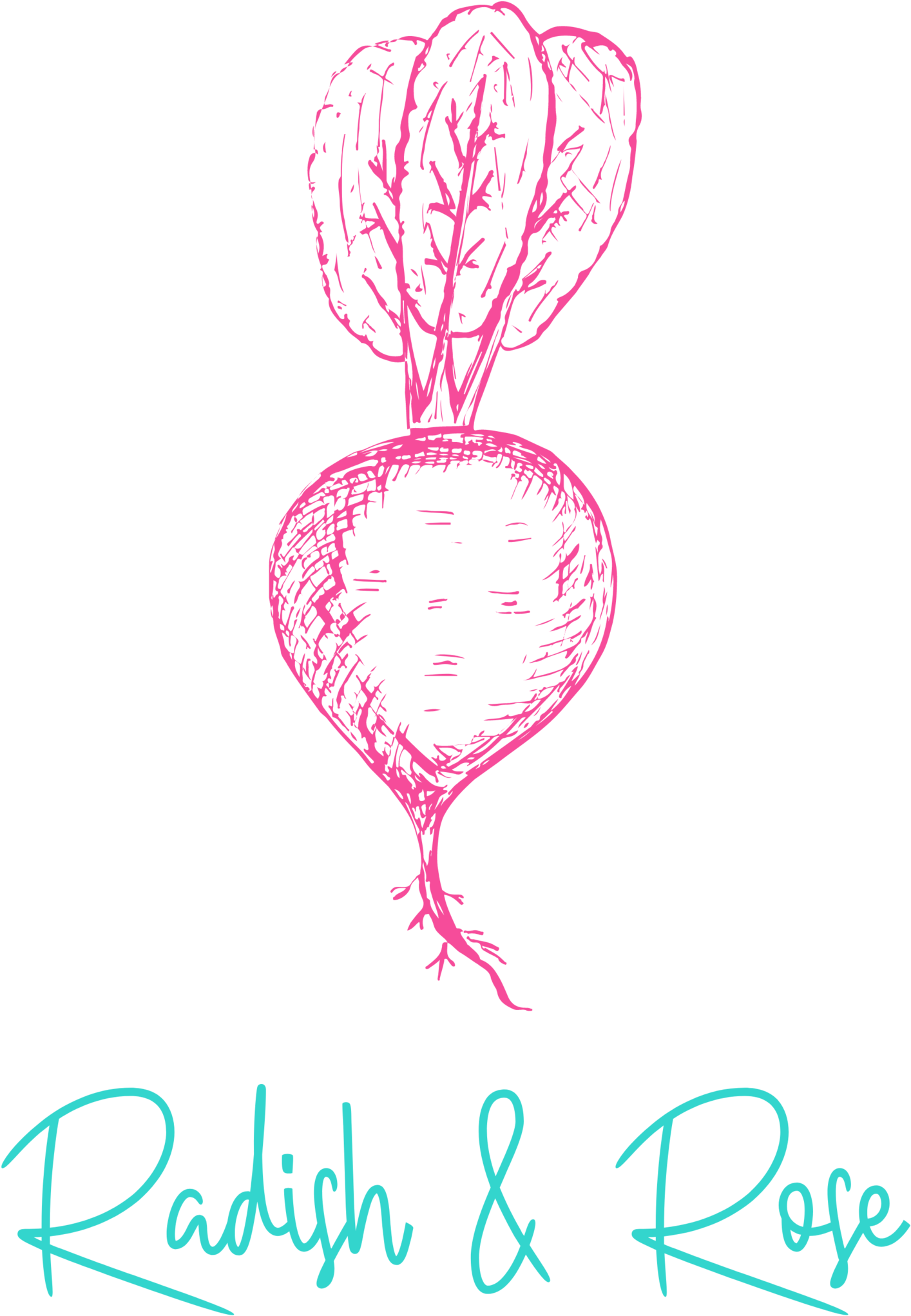 Radish And Rose Logo - Instagram (1500x2195), Png Download