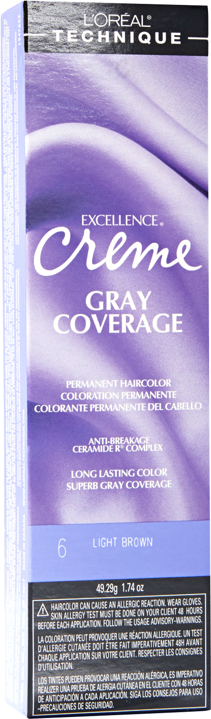 L'oreal 3 Darkest Brown Natural Black Black Permanent - L'oreal Excellence Creme Permanent Hair Color, Medium (1500x1500), Png Download