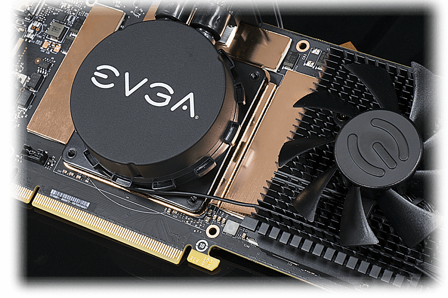 Interactive Cooling - Gtx 1080 Ti Ftw3 Hybrid Waterblock Cooler (900x600), Png Download
