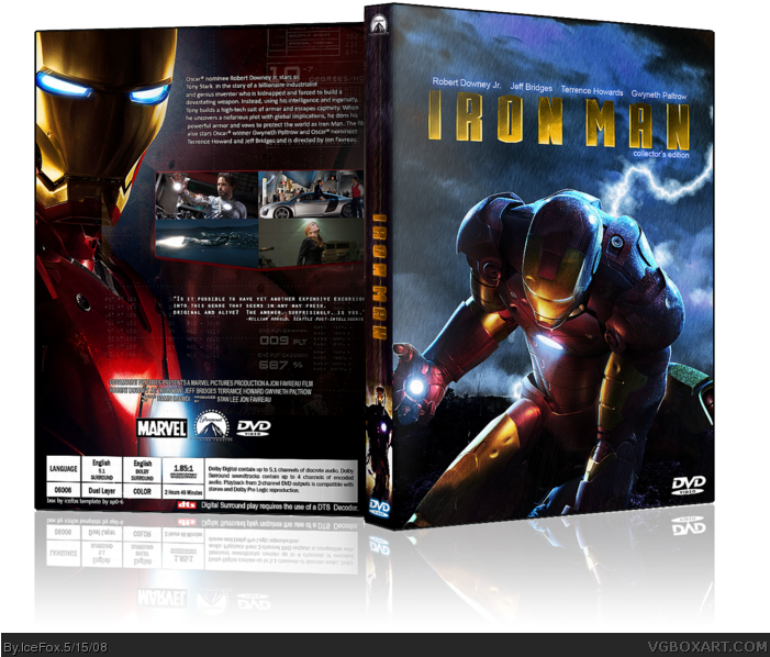 Iron Man Box Art Cover - Qnix Qhd2710r Multi 27 Inch 2560x1440 Led Qhd Matte (700x612), Png Download