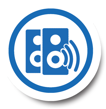 Hd Audio With Dual Speakers - Loudspeaker (600x600), Png Download