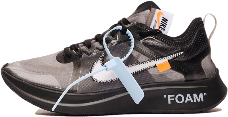 Off White - Off White Zoom Fly Black (827x534), Png Download