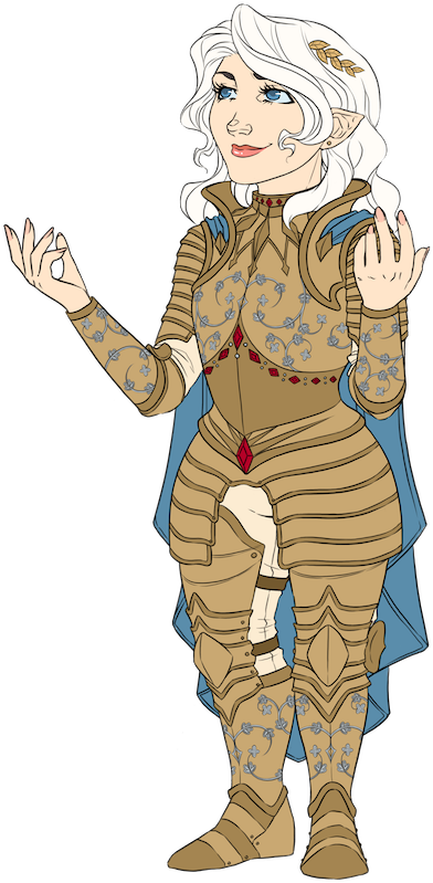 Critical Role Artist Kit Buss Captures The Evolution - Pike Trickfoot Kit Buss (1000x1414), Png Download