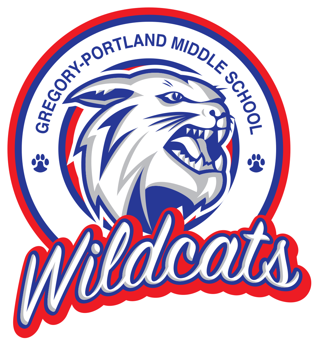 Location - Gregory Portland Wildcats (1200x1425), Png Download