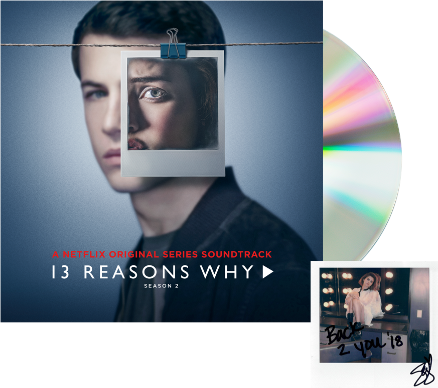 13 Reasons Why Season 2 Official Soundtrack Cd Digital - 13 Reasons Why Season 2 Dvd (1000x1000), Png Download