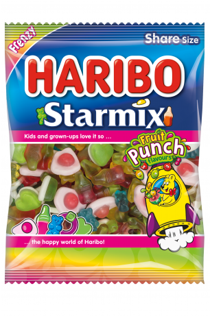 Haribo Starmix Fruit Punch Frenzy Limited Edition 140g - Haribo Starmix Fruit Punch (736x460), Png Download