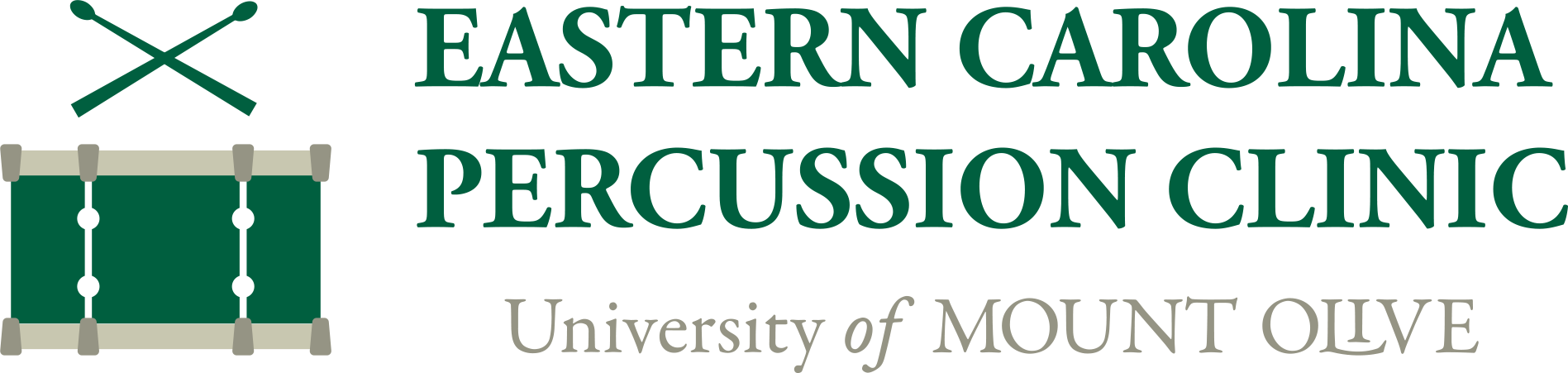 The Eastern Carolina Percussion Clinic, Hosted By The - University (1897x451), Png Download