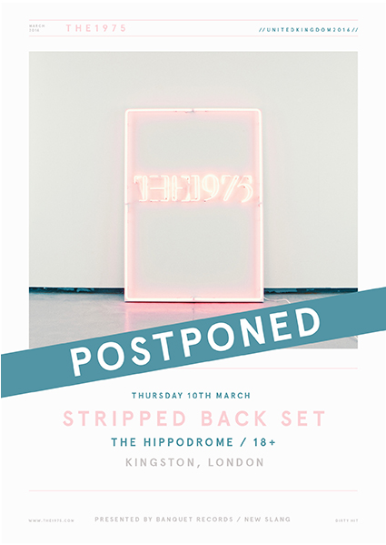 The 1975 Thursday 10th March At New Slang, - Graphic Design (598x598), Png Download