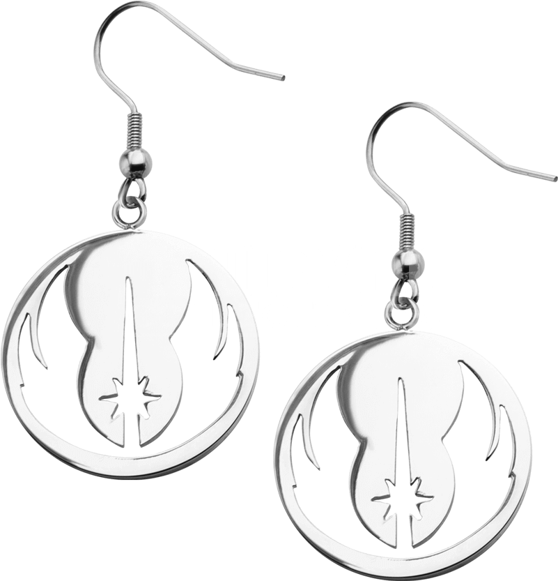 Star Wars Jedi Order Dangle Earrings (850x850), Png Download