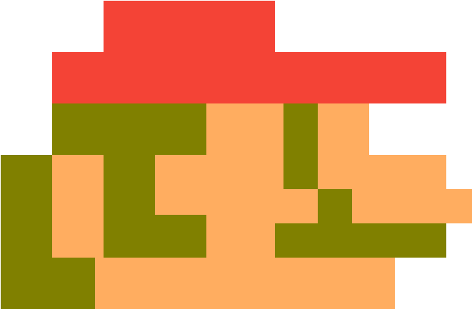 It's A Me, Mario - Super Mario Bros Pixel (1200x1200), Png Download