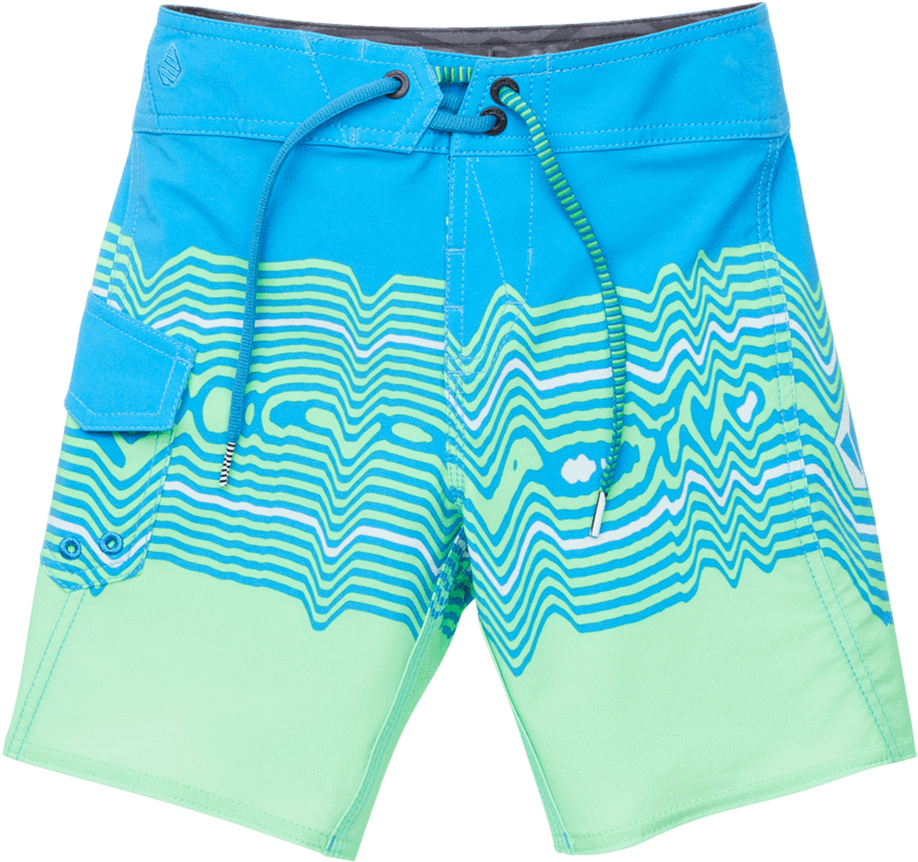 Volcom Lido Vibes Mod Boardshorts Toddler - Boardshorts (900x1199), Png Download
