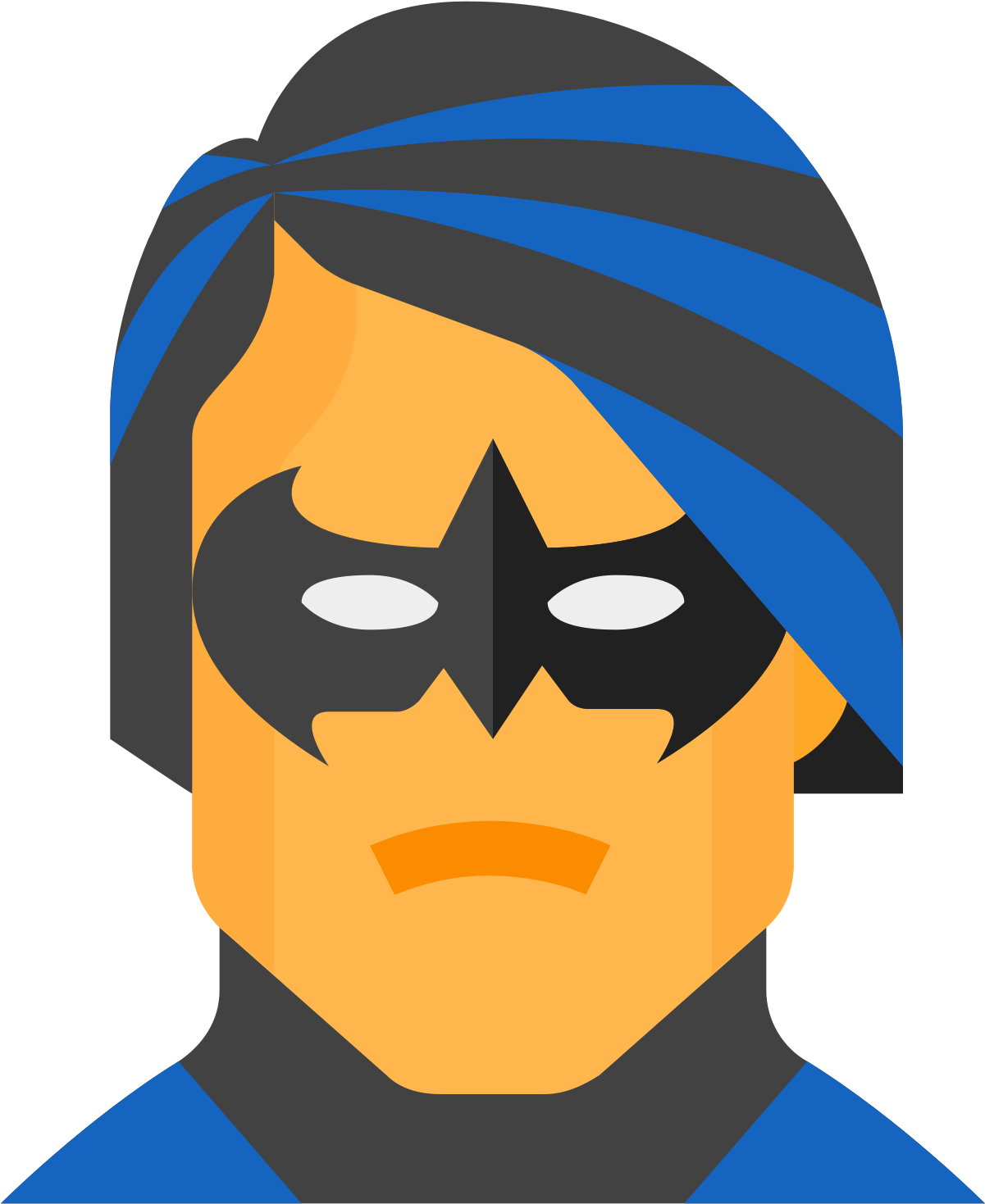 Nightwing Icon - Clip Art (1600x1600), Png Download