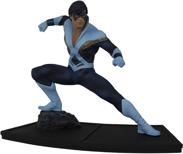 The New Teen Titans Nightwing Exclusive Statue - Dick Grayson (600x600), Png Download
