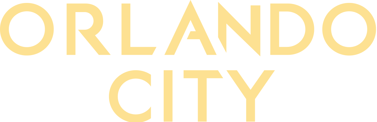 Orlando City Sc Wordmark Gold - Wincraft Orlando City Sc 12" X 30" Double-sided Cooling (1280x414), Png Download