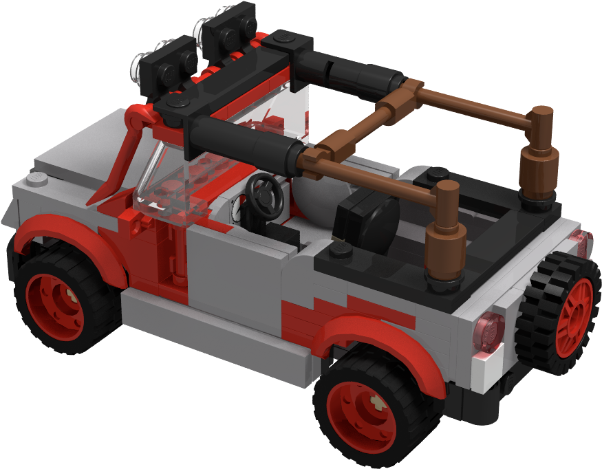 Jurassic Park Jeep - Jurassic Park (1024x768), Png Download