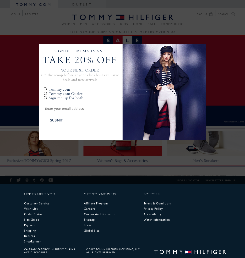 Tommy Hilfiger Competitors, Revenue And Employees (1024x4135), Png Download