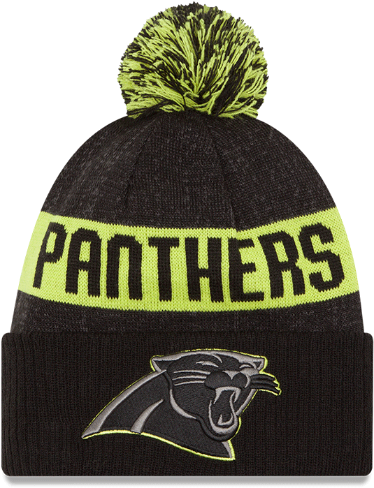 Carolina Panthers Youth '16 Sideline Cyber Yellow Sport - Hat (800x800), Png Download