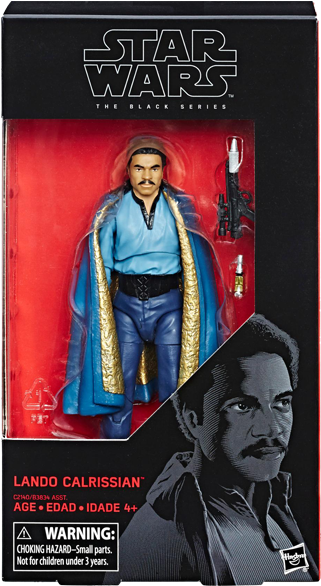 Star Wars The Empire Strikes Back - Star Wars Black Series Lando Calrissian (600x600), Png Download