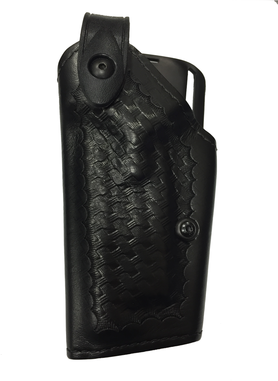 Safariland 6285 141 82 Black Basket Weave Left Hand - Leather (960x1280), Png Download