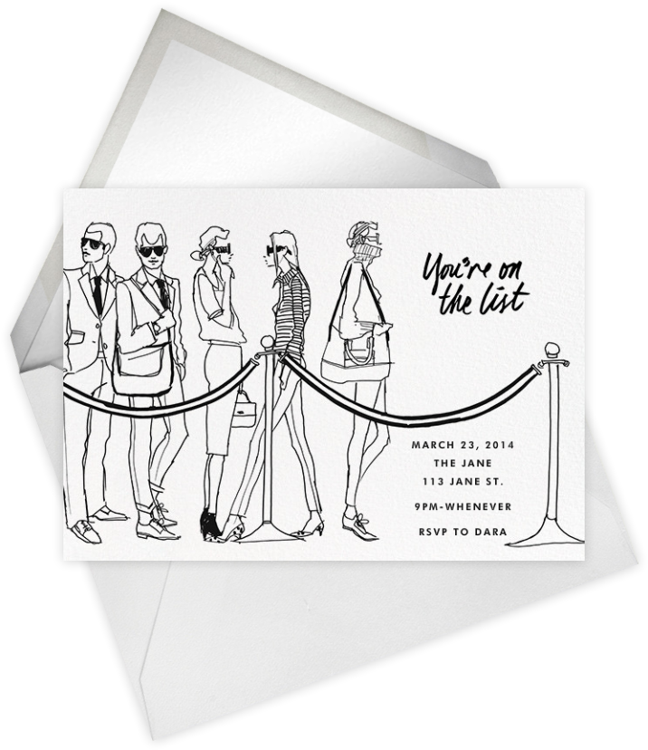 Crew For Paperless Post - Paperless Post (717x836), Png Download