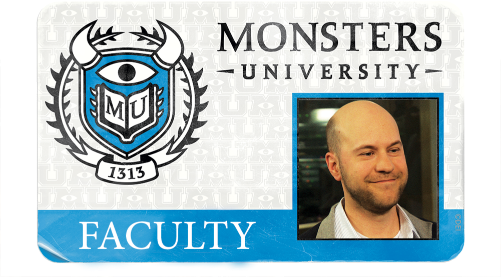 Dan Scanlon Id - Monsters University Ids (1000x583), Png Download