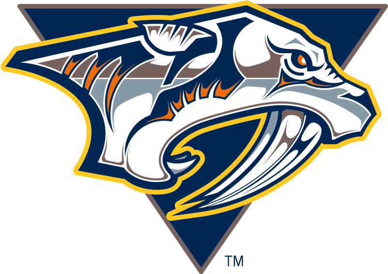 Nashville Predators Logo - Nashville Predators Logo History (800x800), Png Download
