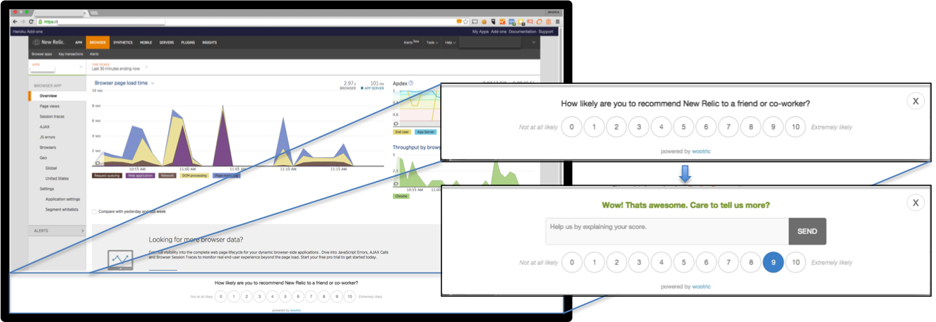 Because Wootric Is Always Running In The Background, (1325x457), Png Download