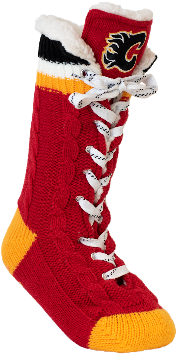 Calgary Flames Nhl Slipper Skates - Calgary Flames (1280x1280), Png Download