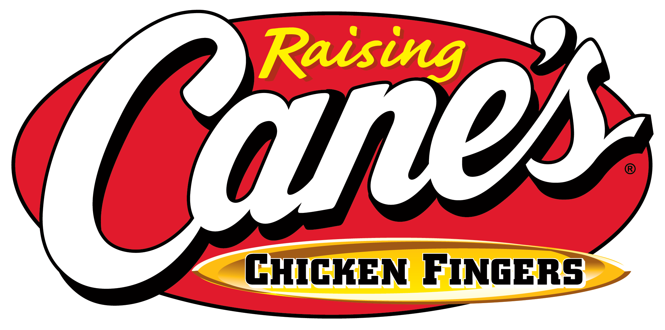 Spurs Baby Races, Presented By Raising Cane's - Raising Cane's Logo (2175x1079), Png Download