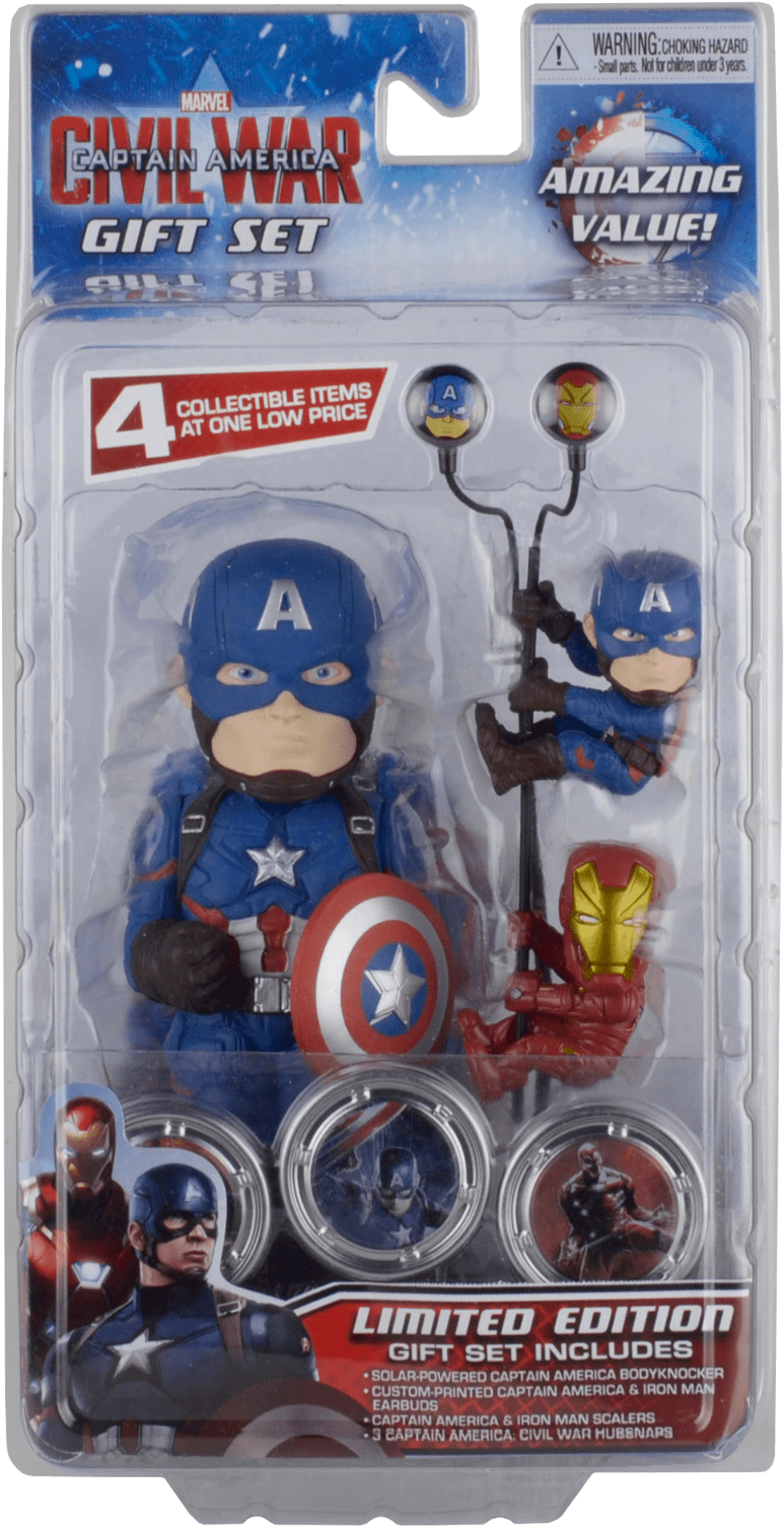 Stock Photo - Neca Captain America: Civil War Gift Set (1600x1600), Png Download