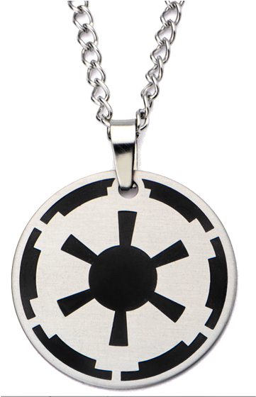 Imperial Symbol Pendant Necklace - Imperial Army Star Wars Logo (600x600), Png Download