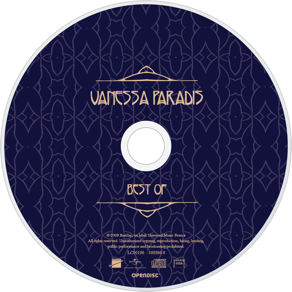 Vanessa Paradis Best Of Cd Disc Image - Vanessa Paradis Folies Bergeres (1000x1000), Png Download
