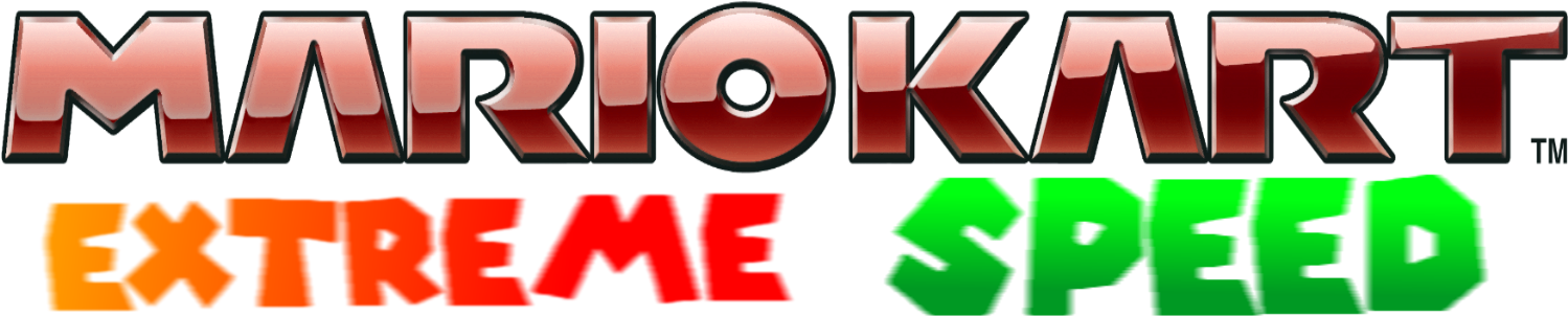 Mario Kart Extreme Speed Logo - Mario Kart Fantendo Logo (1520x340), Png Download