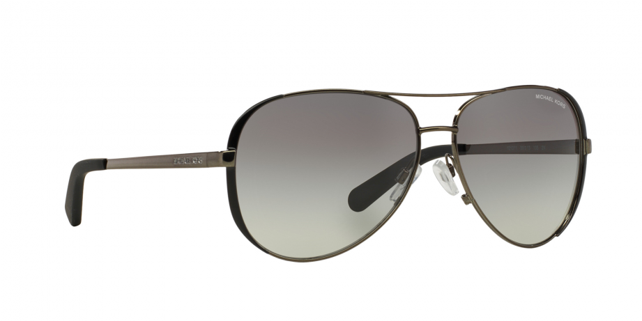Michael Kors Chelsea Mk5004 101311 59 Sunglasses - Michael Kors Mk5004 101311 Black Aviator Sunglasses (920x575), Png Download