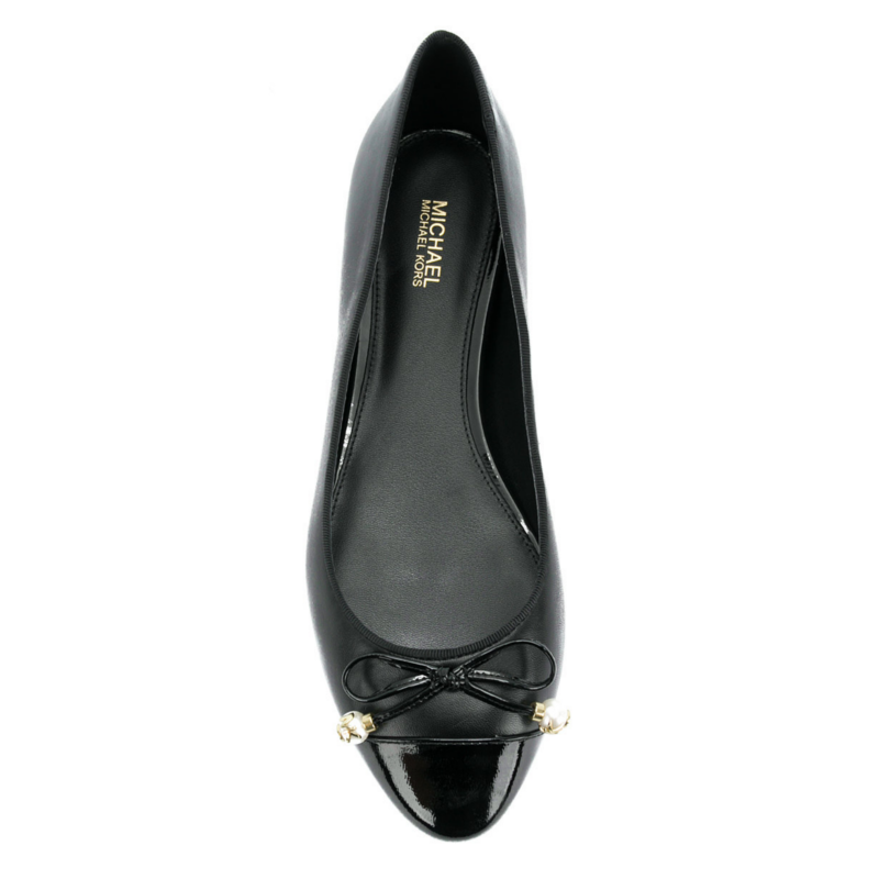 Buy Ballerina Shoes Michael Kors Gia Black 40r8gifp4l - Leather (800x800), Png Download