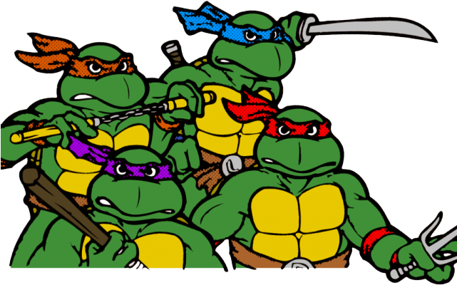 Tmnt Clipart Logo - Teenage Mutant Ninja Turtles Free (640x480), Png Download