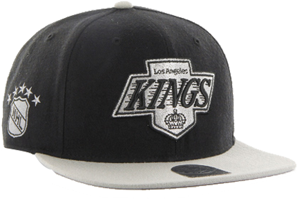 Los Angeles Kings Super Shot Two Tone Captain Cap - 47 Brand Nhl La Kings Sure Shot (500x667), Png Download