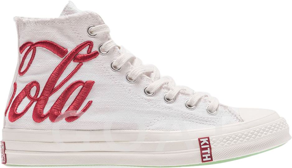 Kith X Coca-cola X Chuck Taylor All Star High - Converse Chuck Taylor All-star 70s Hi Kith Coca-cola (1100x1100), Png Download