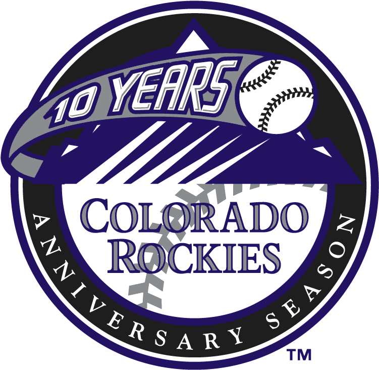 Colorado Rockies Logos Iron Ons - Colorado Rockies 25th Anniversary Logo (750x930), Png Download