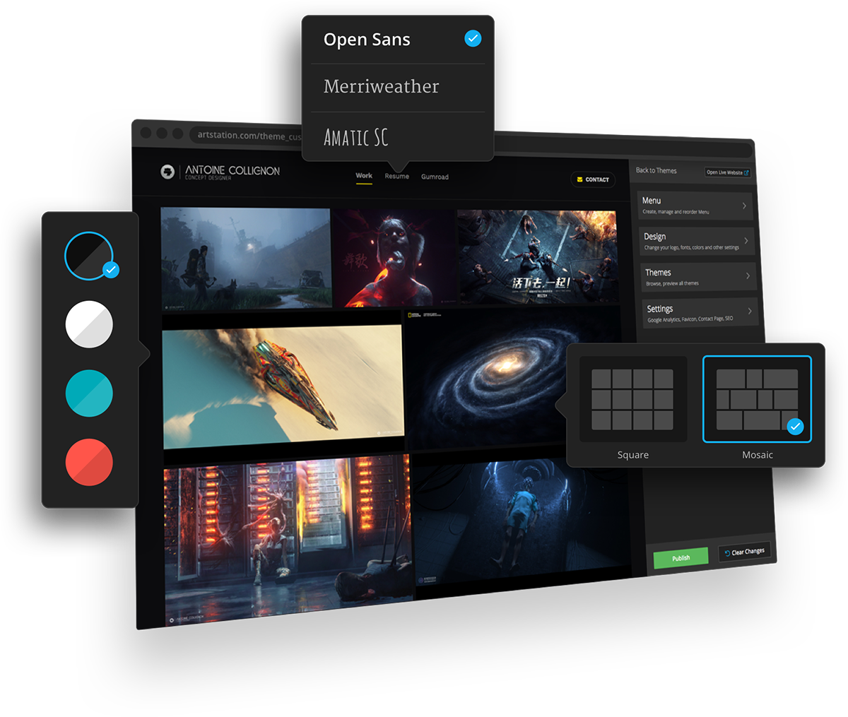 That's Why Artstation Themes Come With Presets That (1200x1015), Png Download