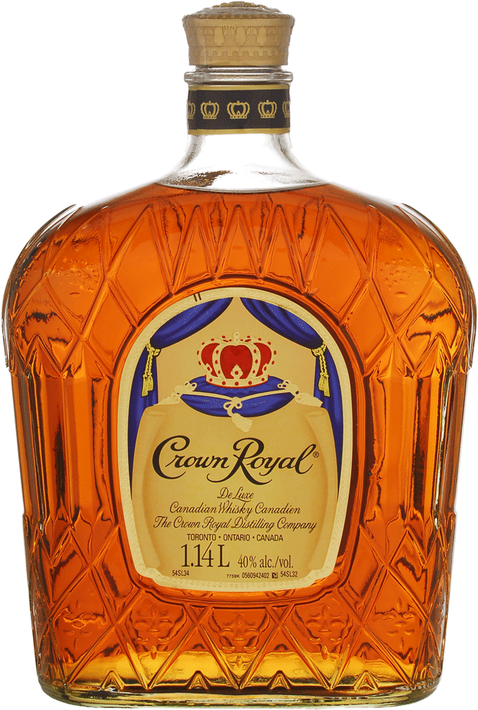 Zoom - Crown Royal Canadian Whiskey - 1 L Bottle (698x1024), Png Download