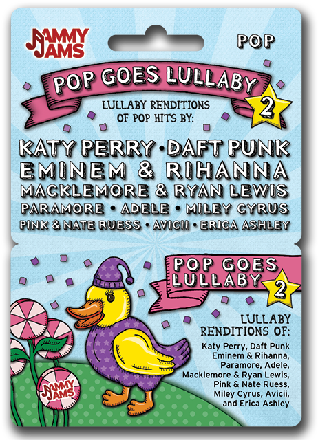 Pop Goes Lullaby - Jammy Jams - Pop Goes Lullaby 2 - Download Card (648x648), Png Download