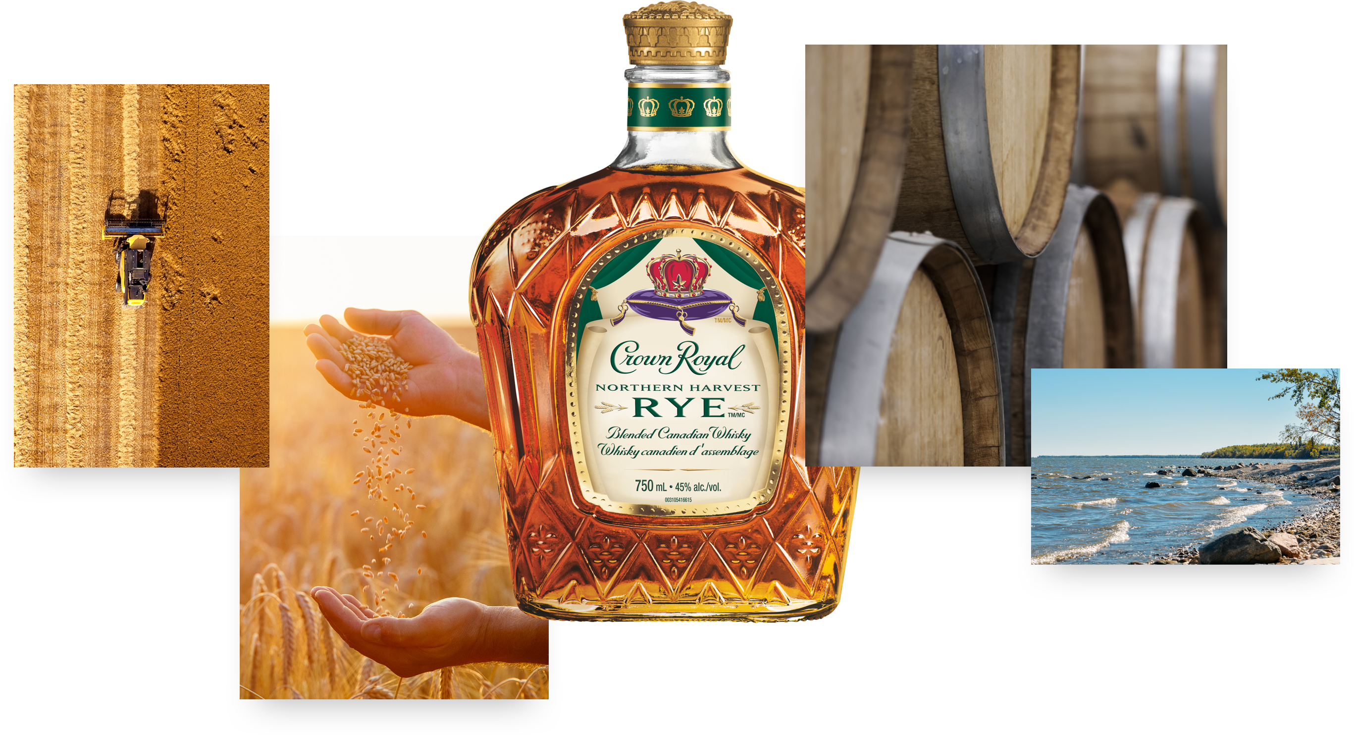 Our Discovery Image Our Discovery Image - Crown Royal Northern Harvest Rye Canadian Whiskey (2734x1484), Png Download