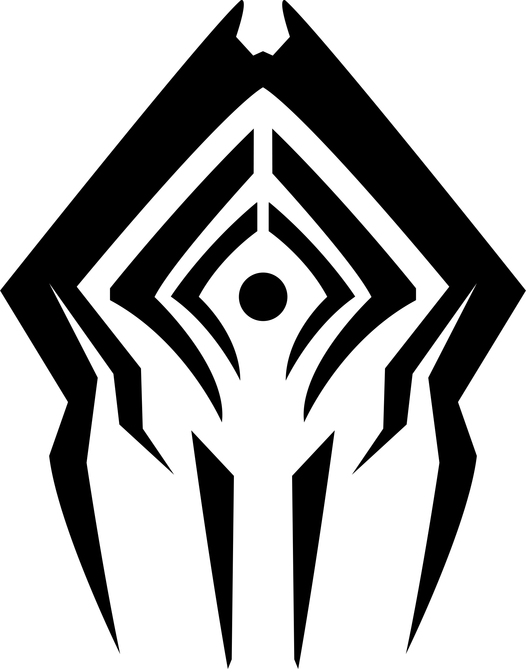 Warframe Logo Png - Warframe Shadow Stalker Symbol (1835x2335), Png Download