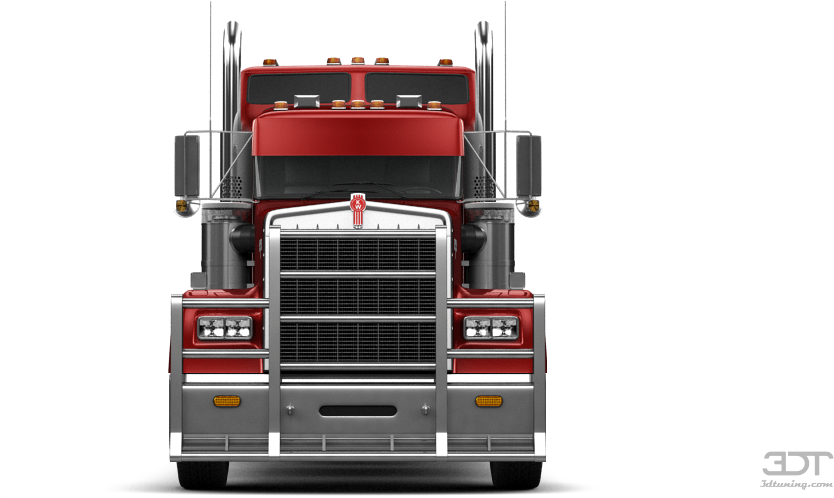 Kenworth W900 Sleeper Cab Truck - 3d Tuning (1004x500), Png Download
