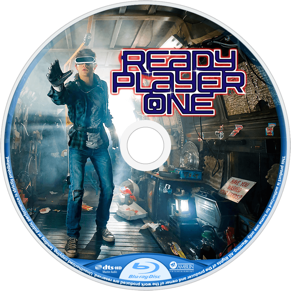 Ready Player One Bluray Disc Image - Ready Player One Movie Dvd (1000x1000), Png Download
